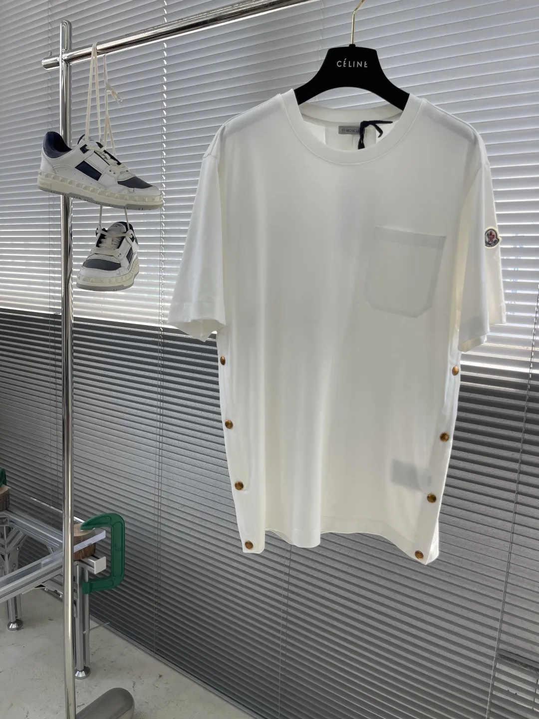 MONCLER Мужская футболка хлопок MONCLER Мужская футболка хлопок