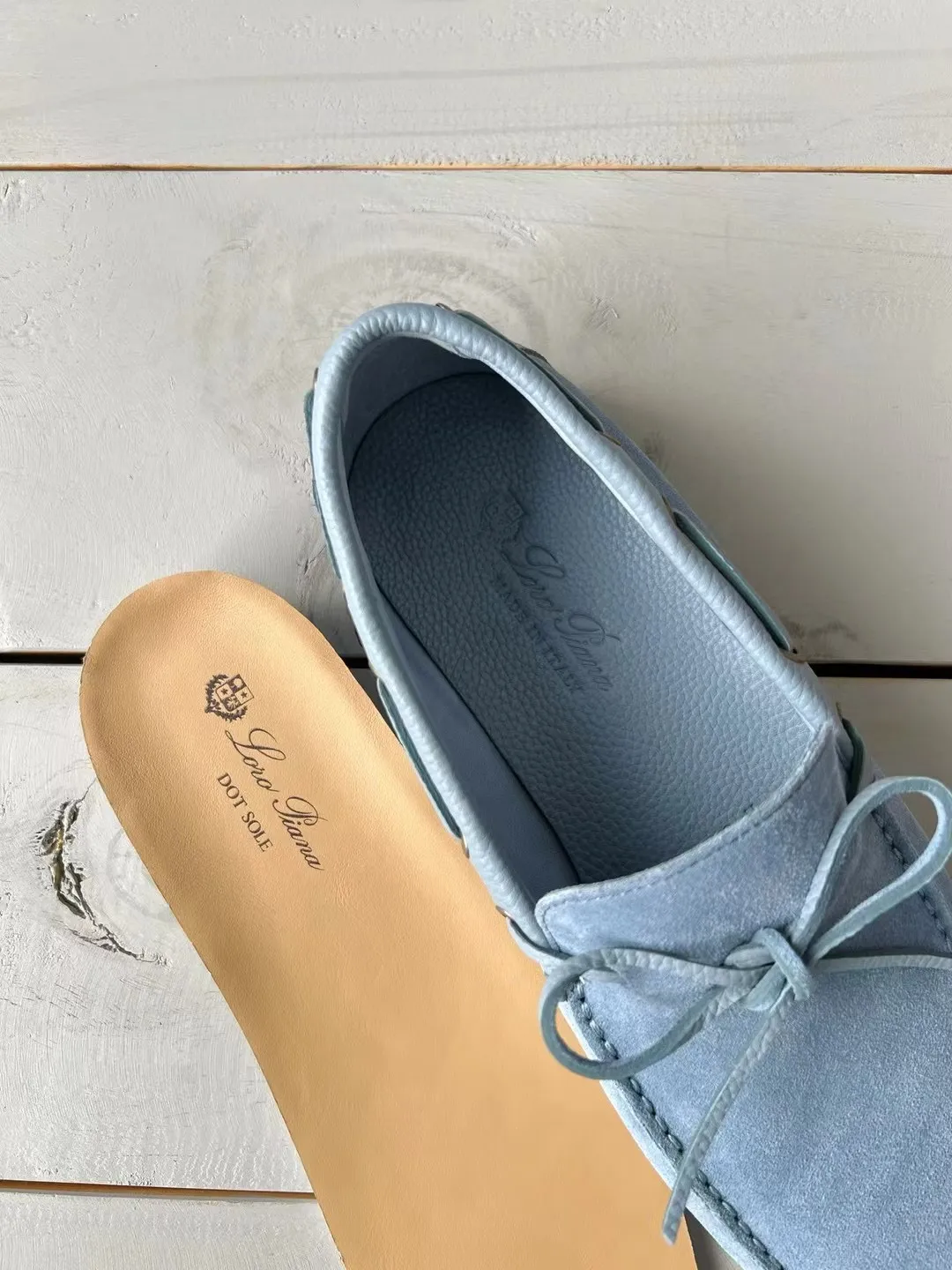 LORO PIANA Мужские мокасины с точечной подошвой