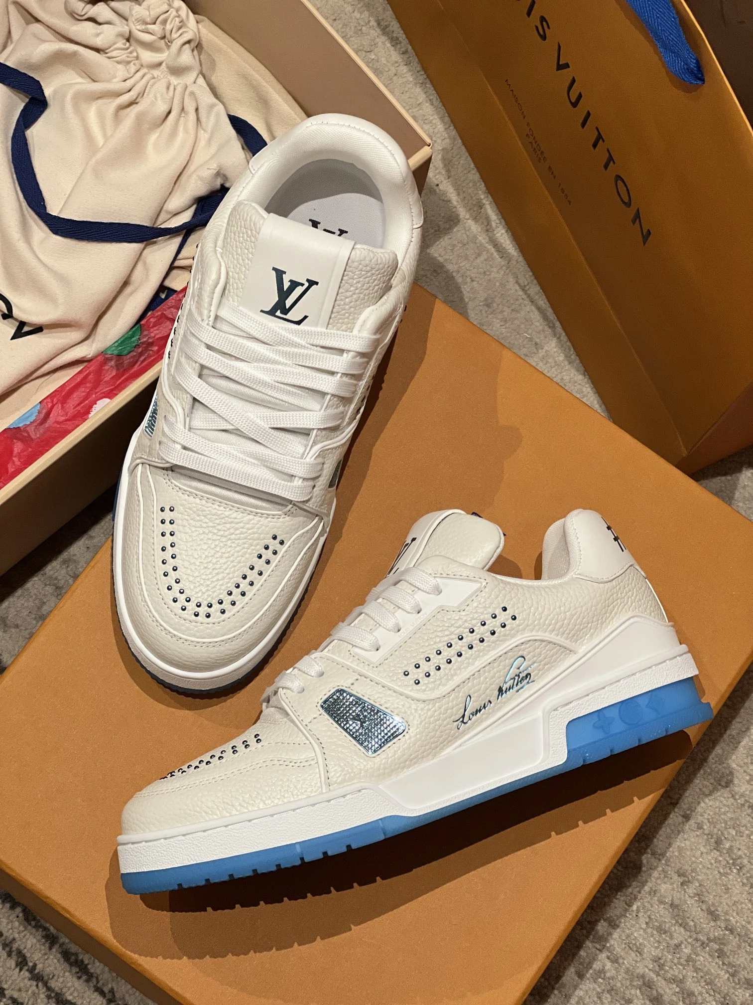 LOUIS VUITTON Кроссовки LV Trainer 24FW