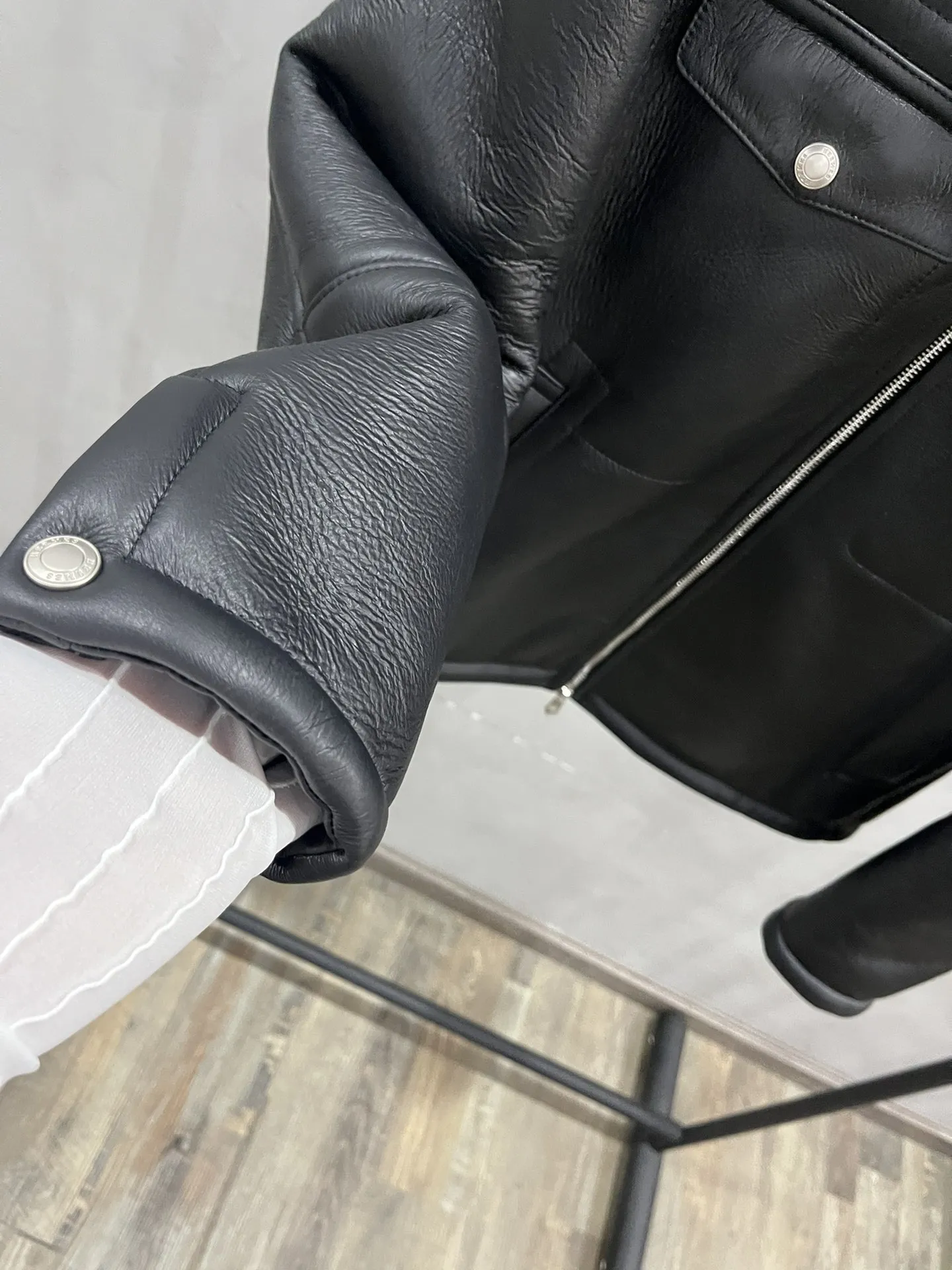 HERMES Мужская кожаная куртка HERMES Мужская кожаная куртка