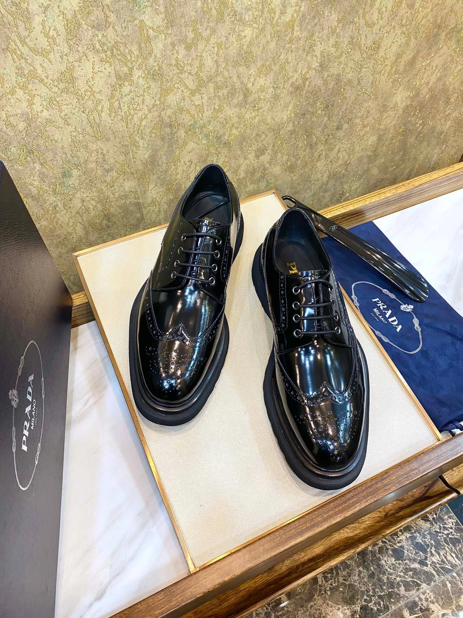 PRADA Мужские туфли-ботинки PRADA Мужские туфли-ботинки