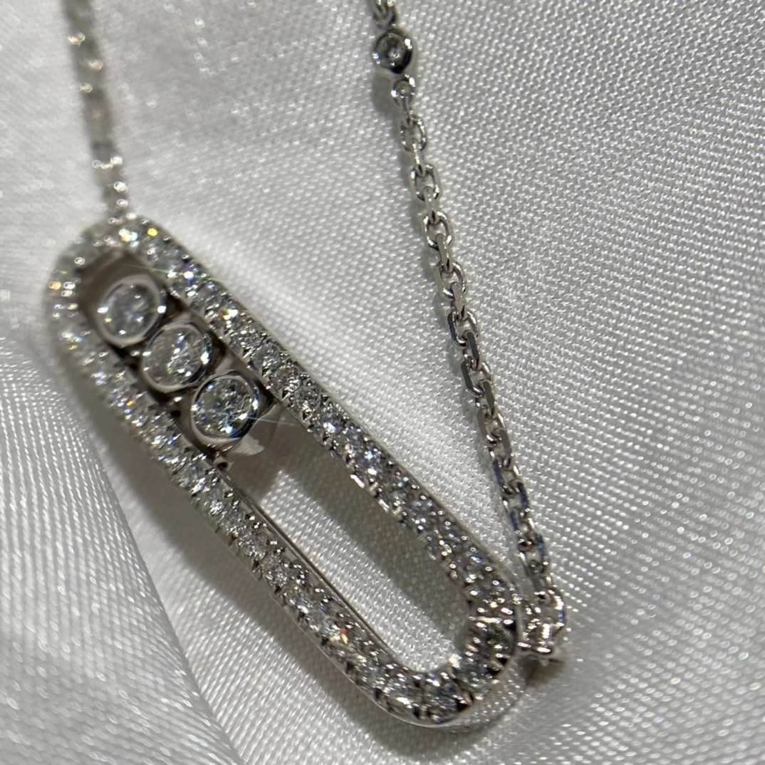 MESSIKA Колье Move из белого золота с бриллиантами MESSIKA Колье Move из белого золота с бриллиантами