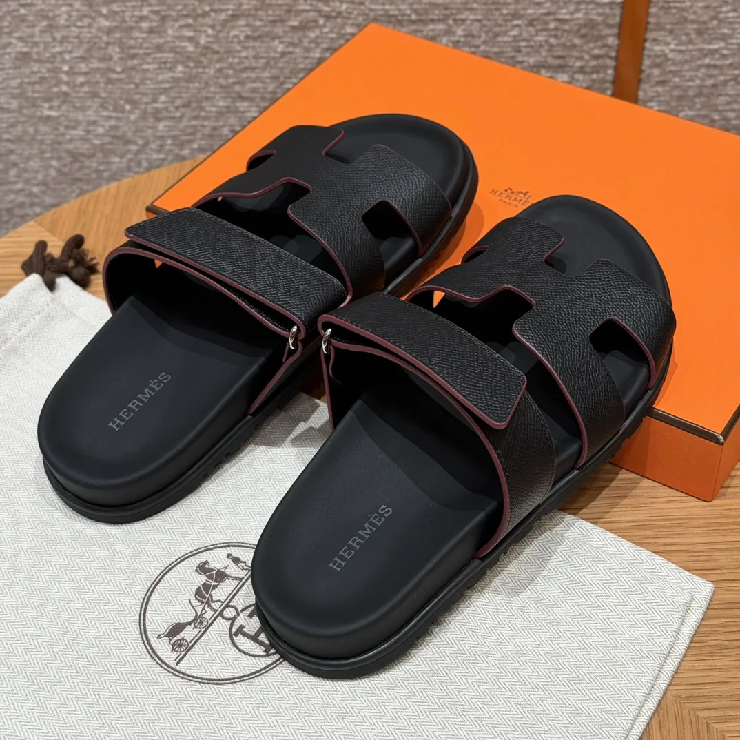 HERMES Женские сандалии Chypre Epsom