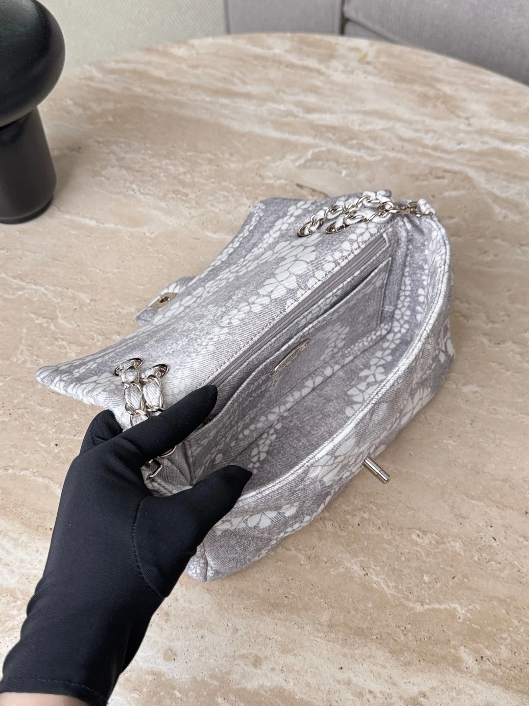 CHANEL Женская сумка CF 25 деним