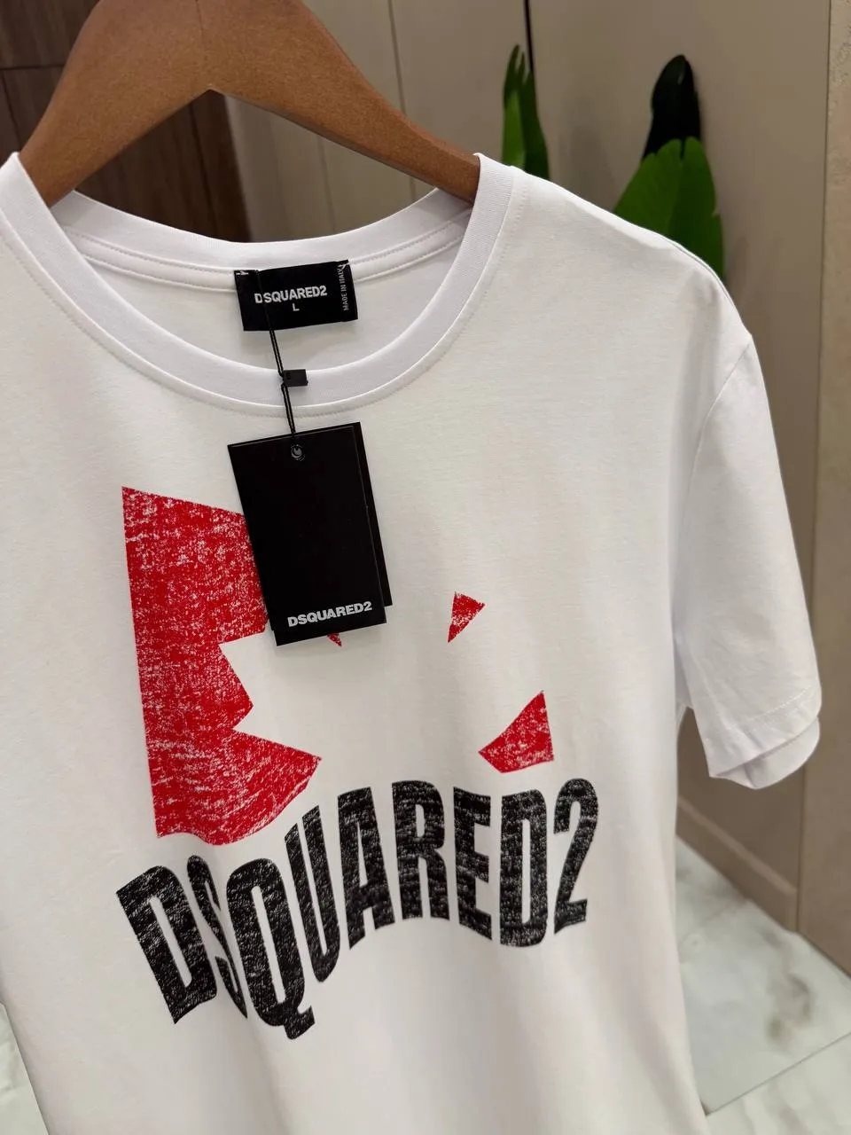 DSQUARED Мужская футболка белая DSQUARED Мужская футболка белая