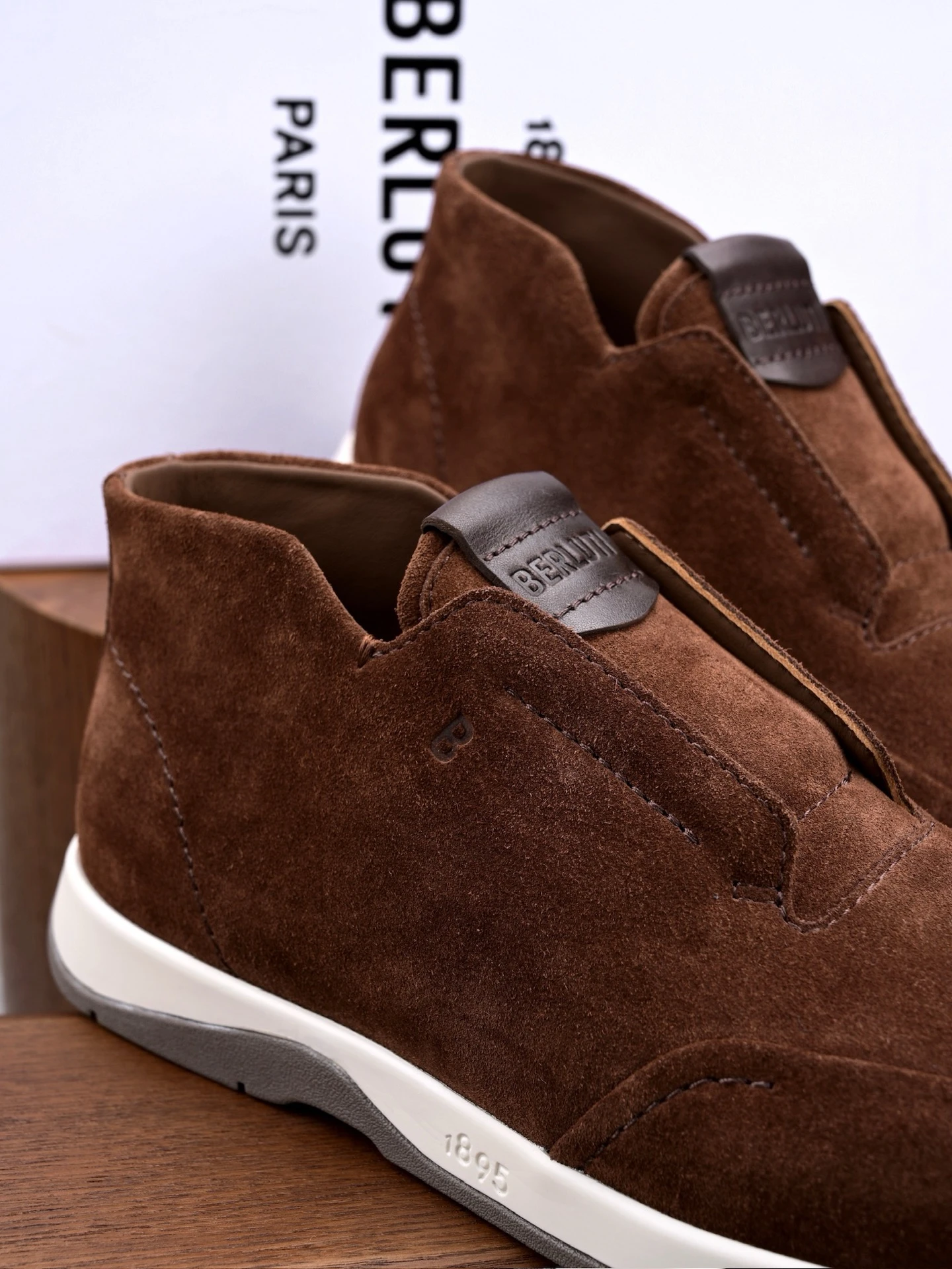 BERLUTI Мужские ботинки из замша