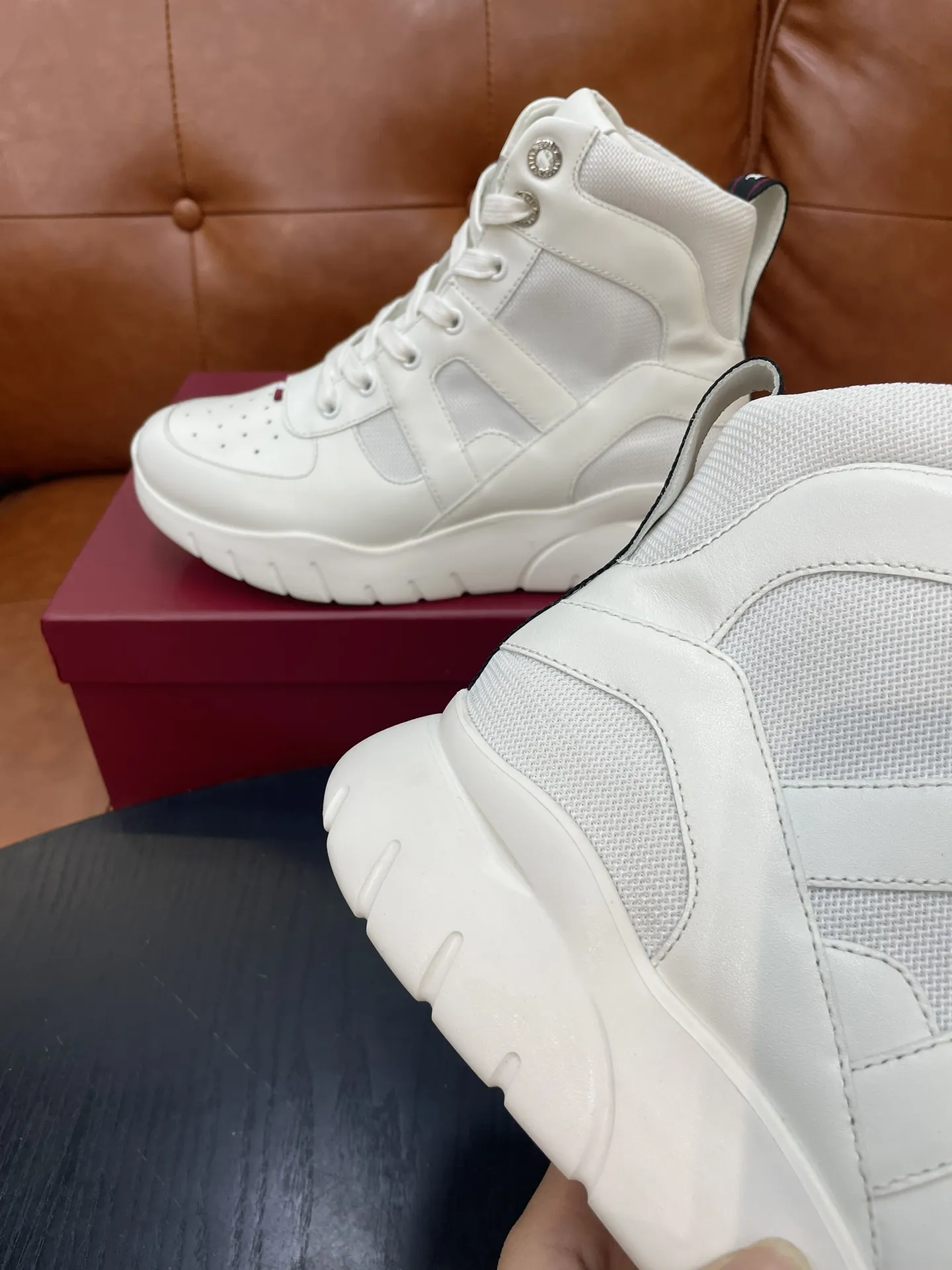 BALLY Мужские кожаные ботинки BALLY Мужские кожаные ботинки