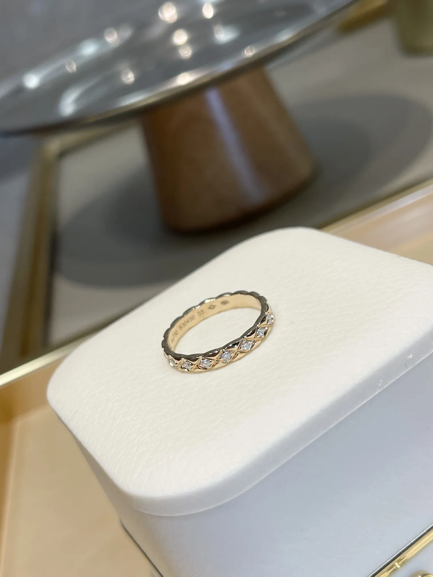 CHANEL Кольцо Coco Crush желтое золото и бриллианты CHANEL Кольцо Coco Crush желтое золото и бриллианты