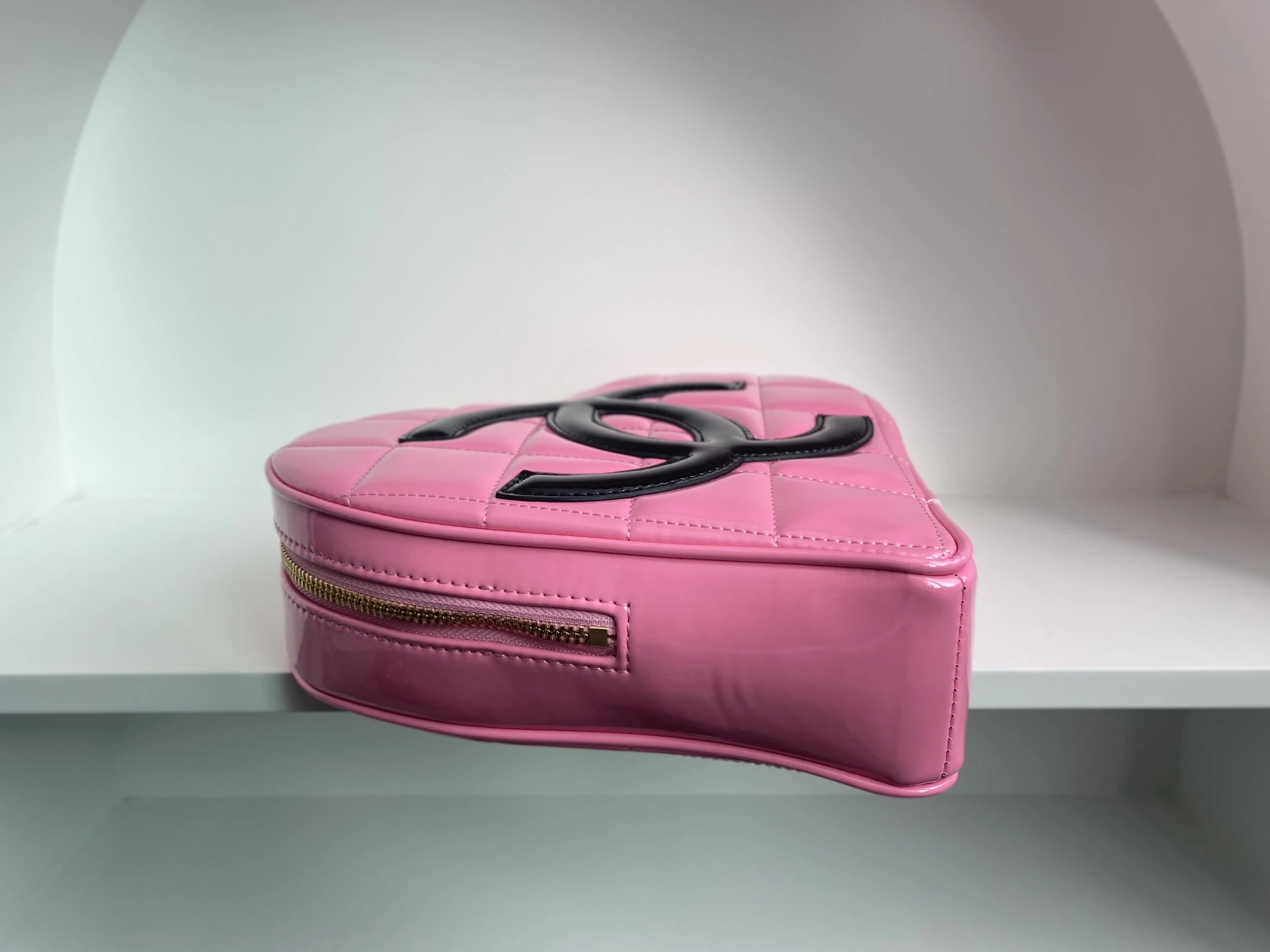 CHANEL Женская винтажная сумка в форме сердца