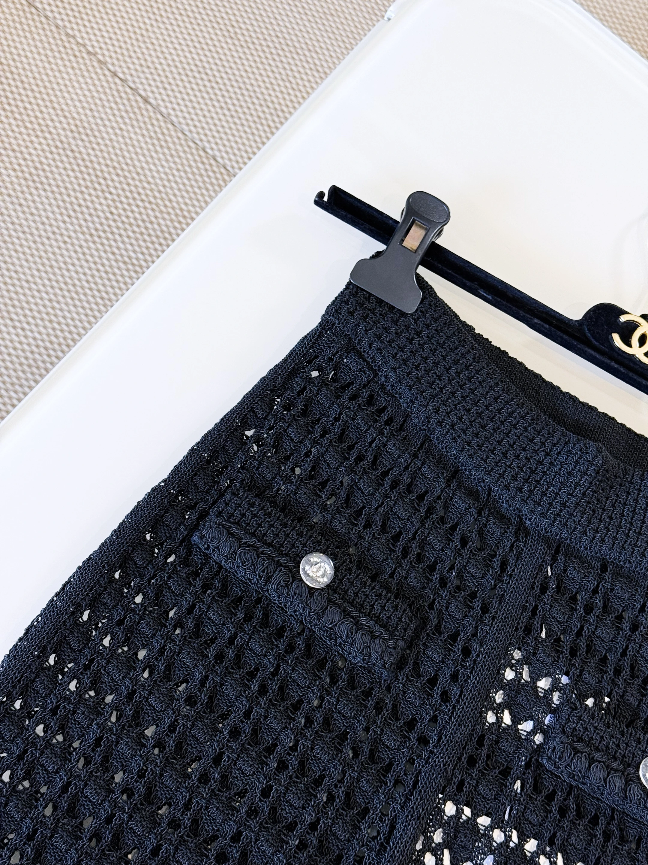 CHANEL Женские ажурные брюки 