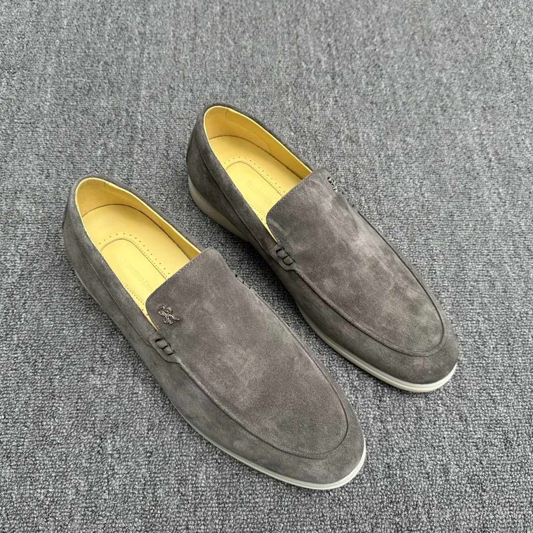 STEFANO RICCI Мужские лоферы из замши