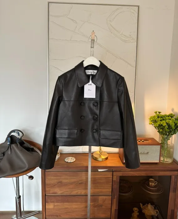 CHRISTIAN DIOR Женская кожаная куртка