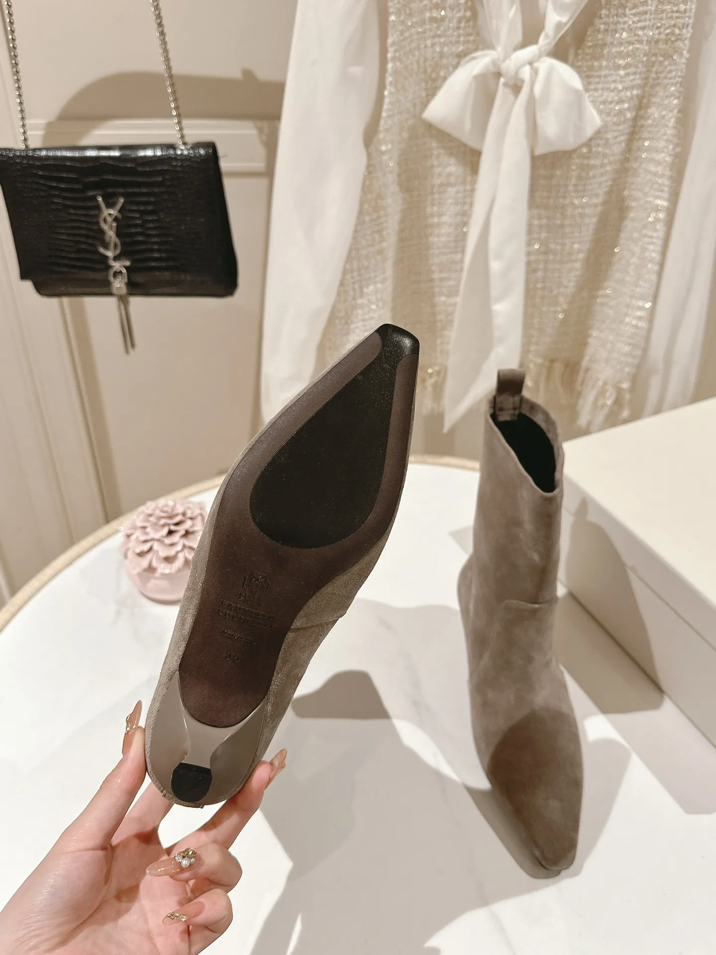 BRUNELLO CUCINELLI Женские сапоги