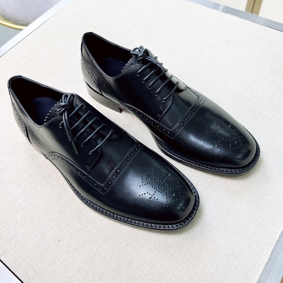 HERMES Мужские туфли из воловьей кожи