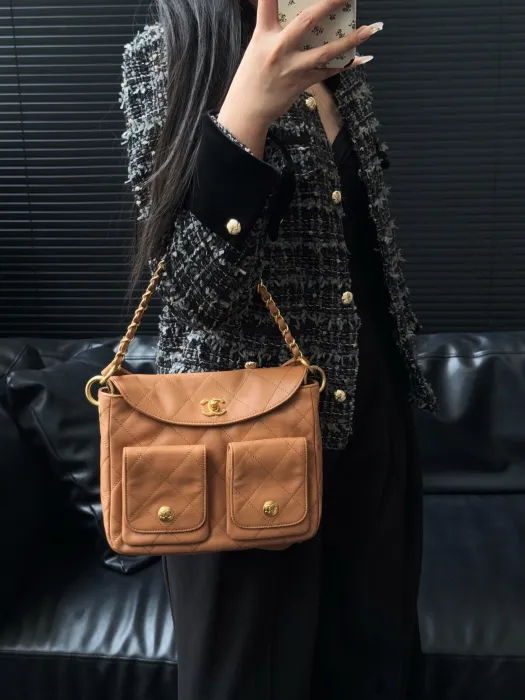 CHANEL Женская Cумка Hobo 25P Maxi