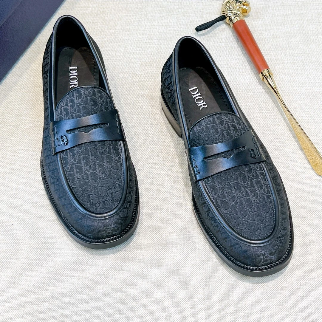 CHRISTIAN DIOR Мужские мокасины Oblique CHRISTIAN DIOR Мужские мокасины Oblique