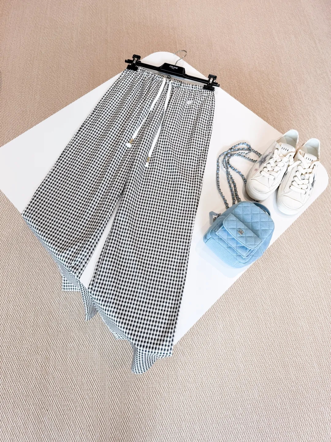 CELINE Женские брюки хлопок и шёлк CELINE Женские брюки хлопок и шёлк