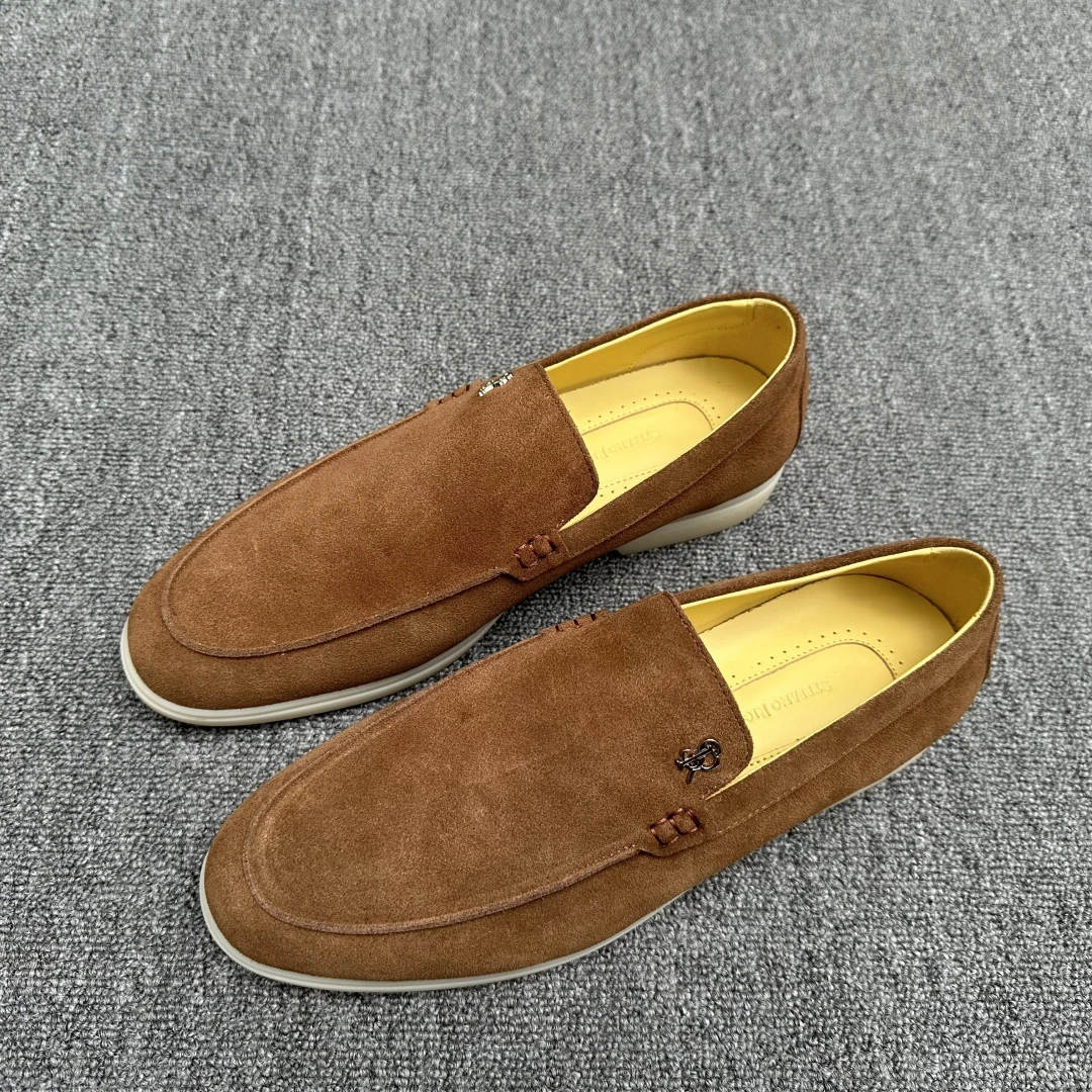 STEFANO RICCI Мужские лоферы из замши