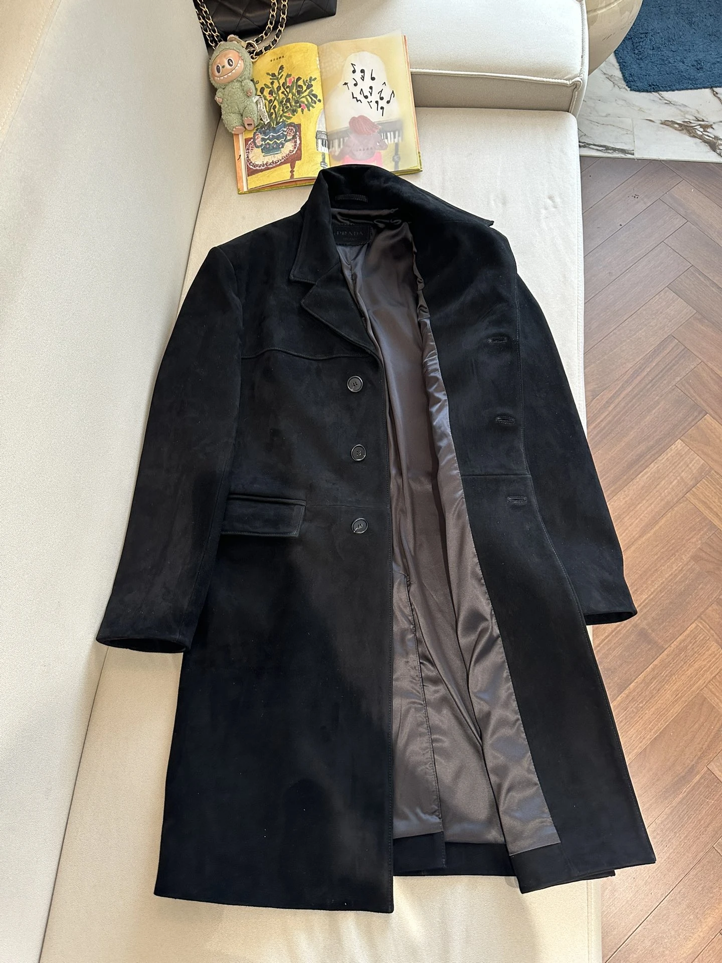 PRADA Женское пальто из замши