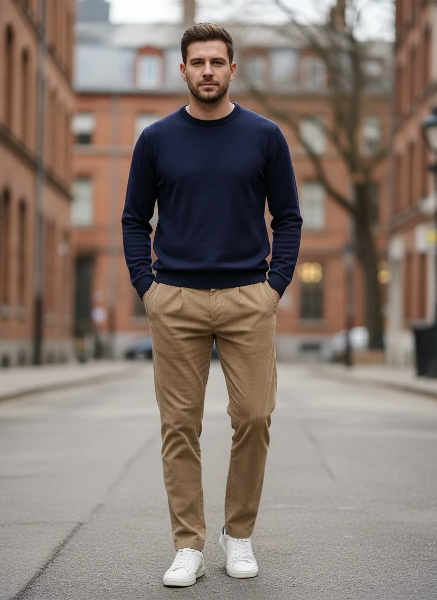 PRADA Мужские брюки из хлопка  PRADA Мужские брюки из хлопка