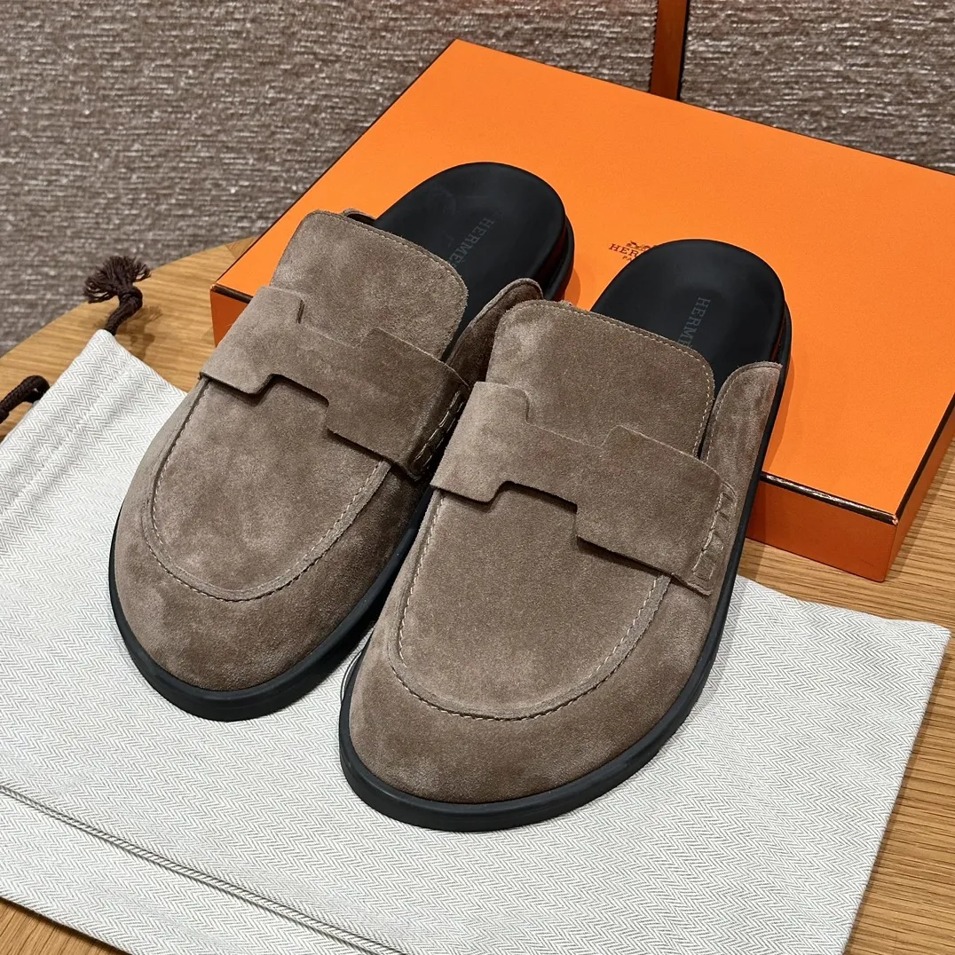 HERMES Мужские мюли Go