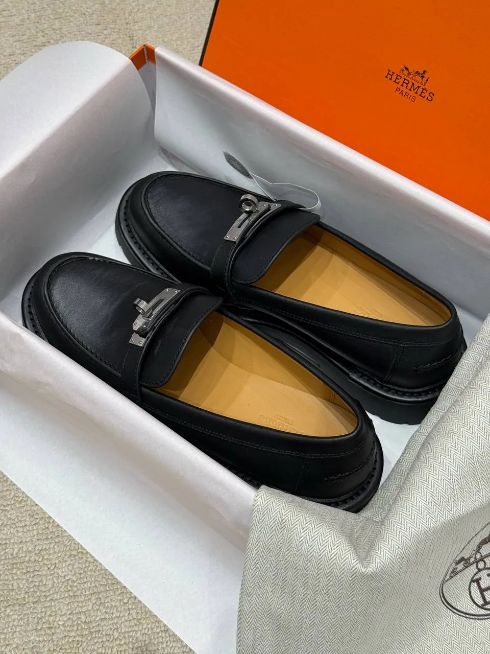 HERMES Женские лоферы Icone Kelly