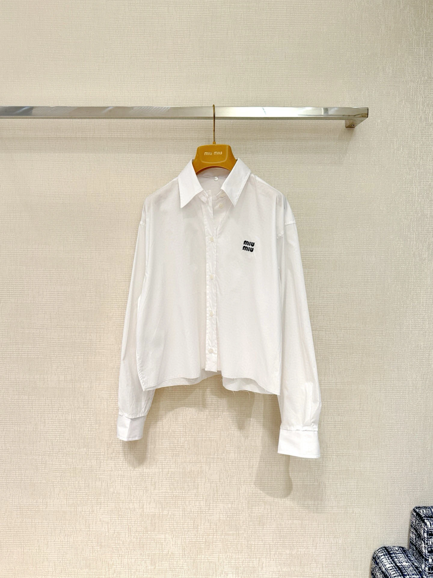 MIU MIU Женская хлопковая рубашка 