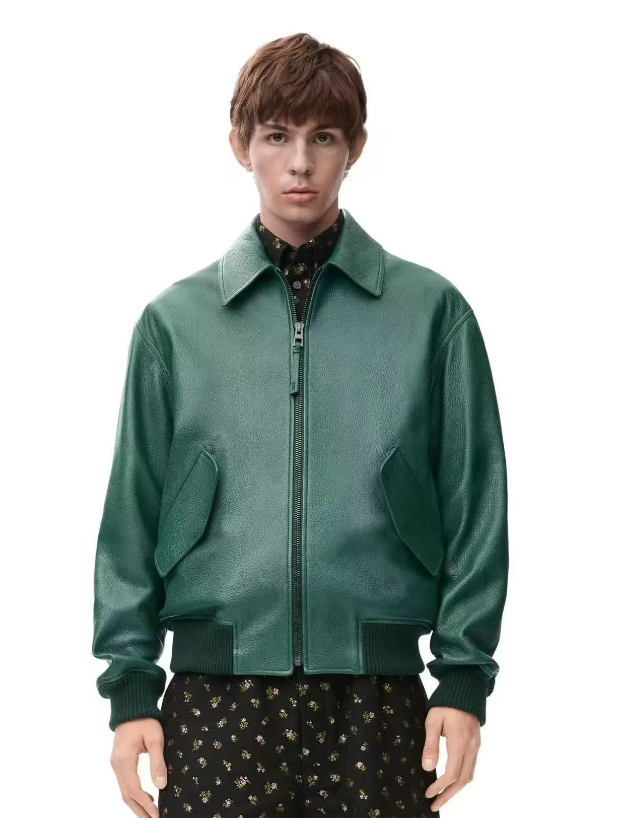 LOEWE Мужская кожаная куртка LOEWE Мужская кожаная куртка