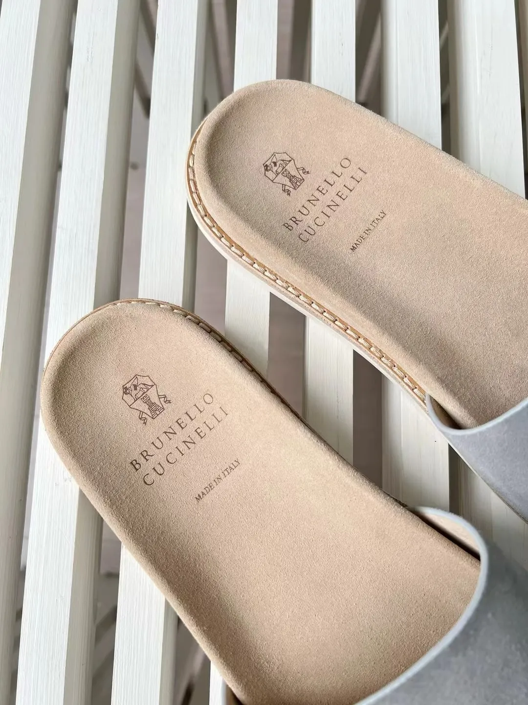 BRUNELLO CUCINELLI Мужские шлепки Urban из замши