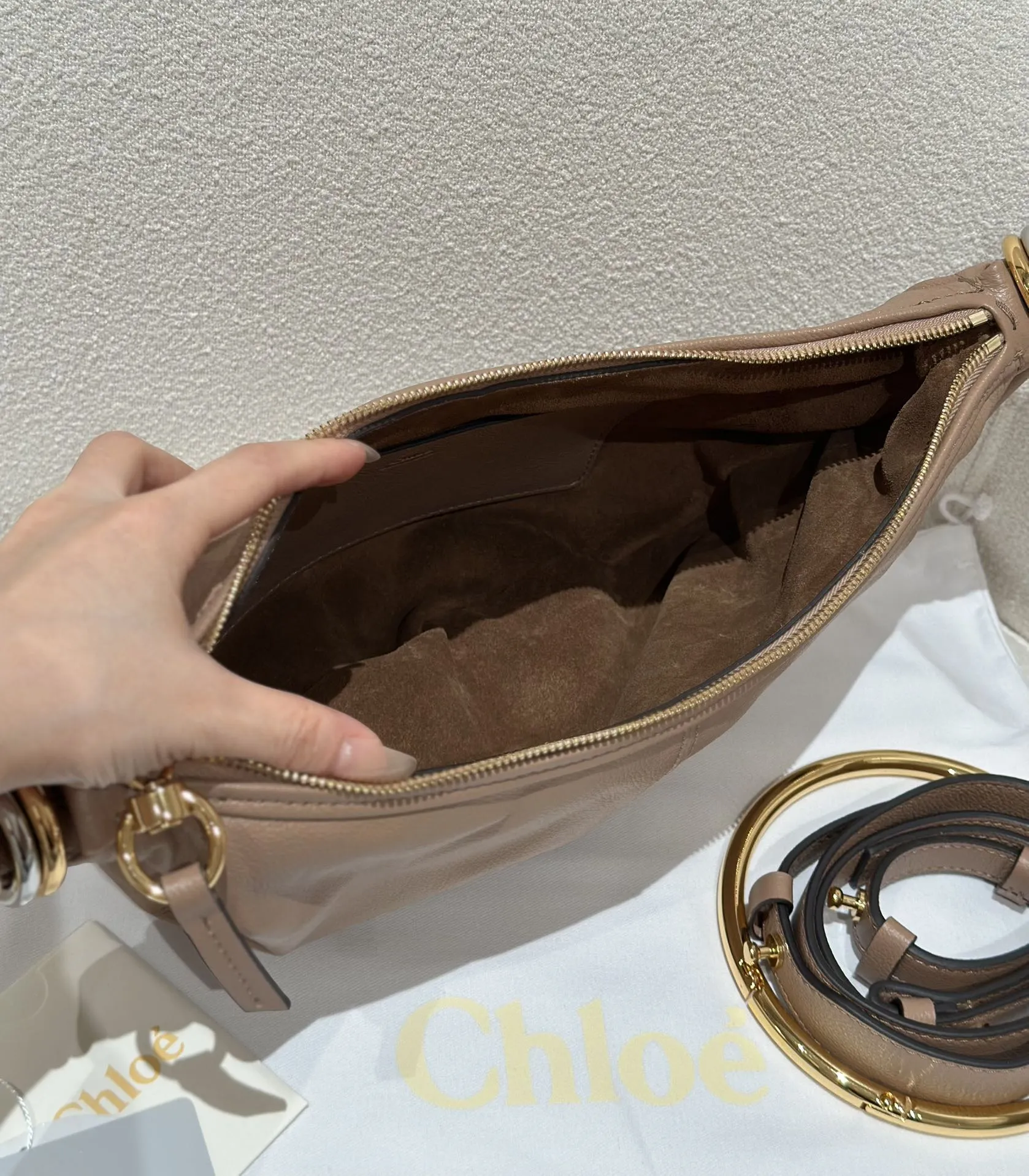 CHLOE Женская сумка Bracelet из кожи