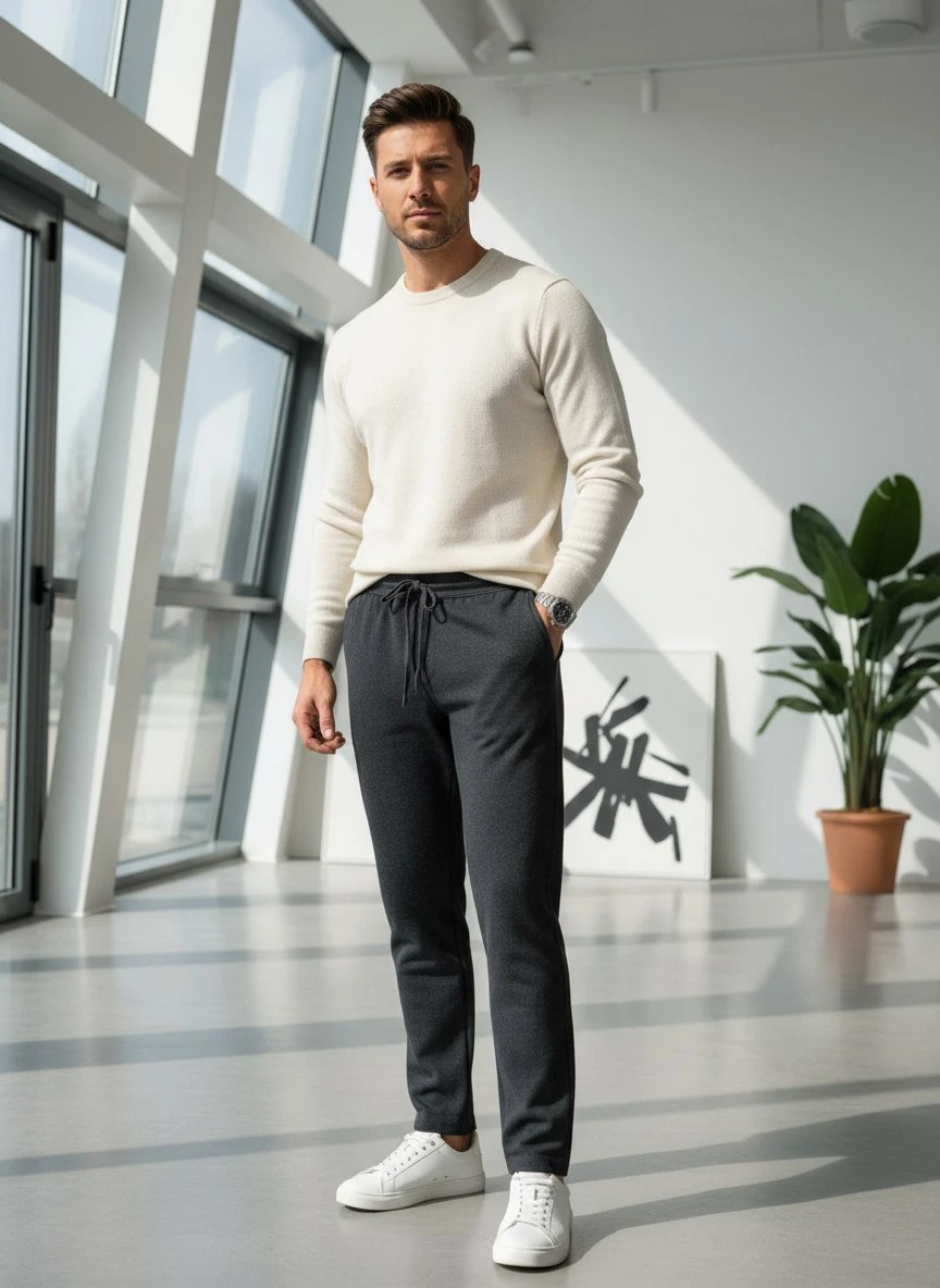 LORO PIANA Мужские брюки из кашемира LORO PIANA Мужские брюки из кашемира