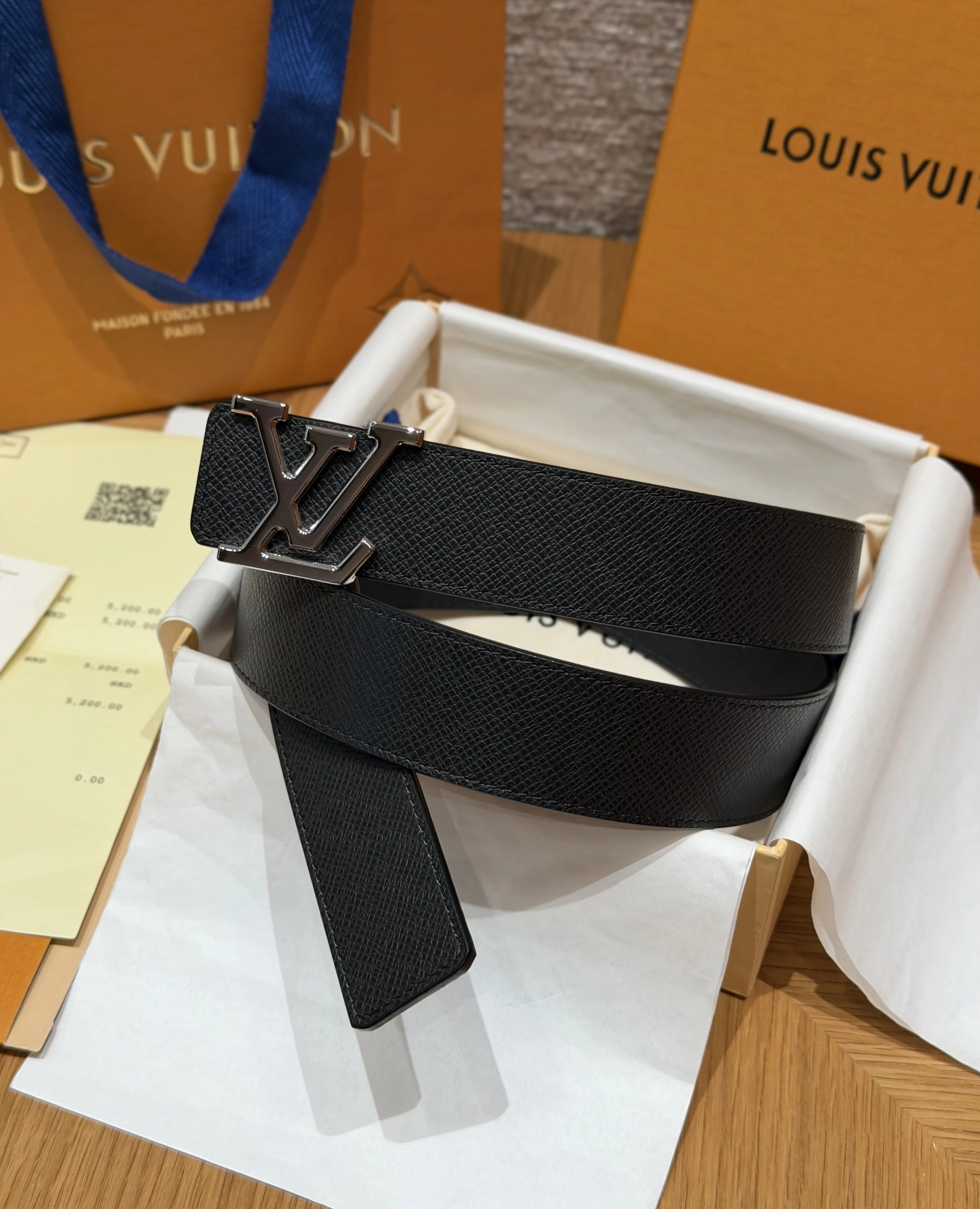 LOUIS VUITTON Мужской ремень 