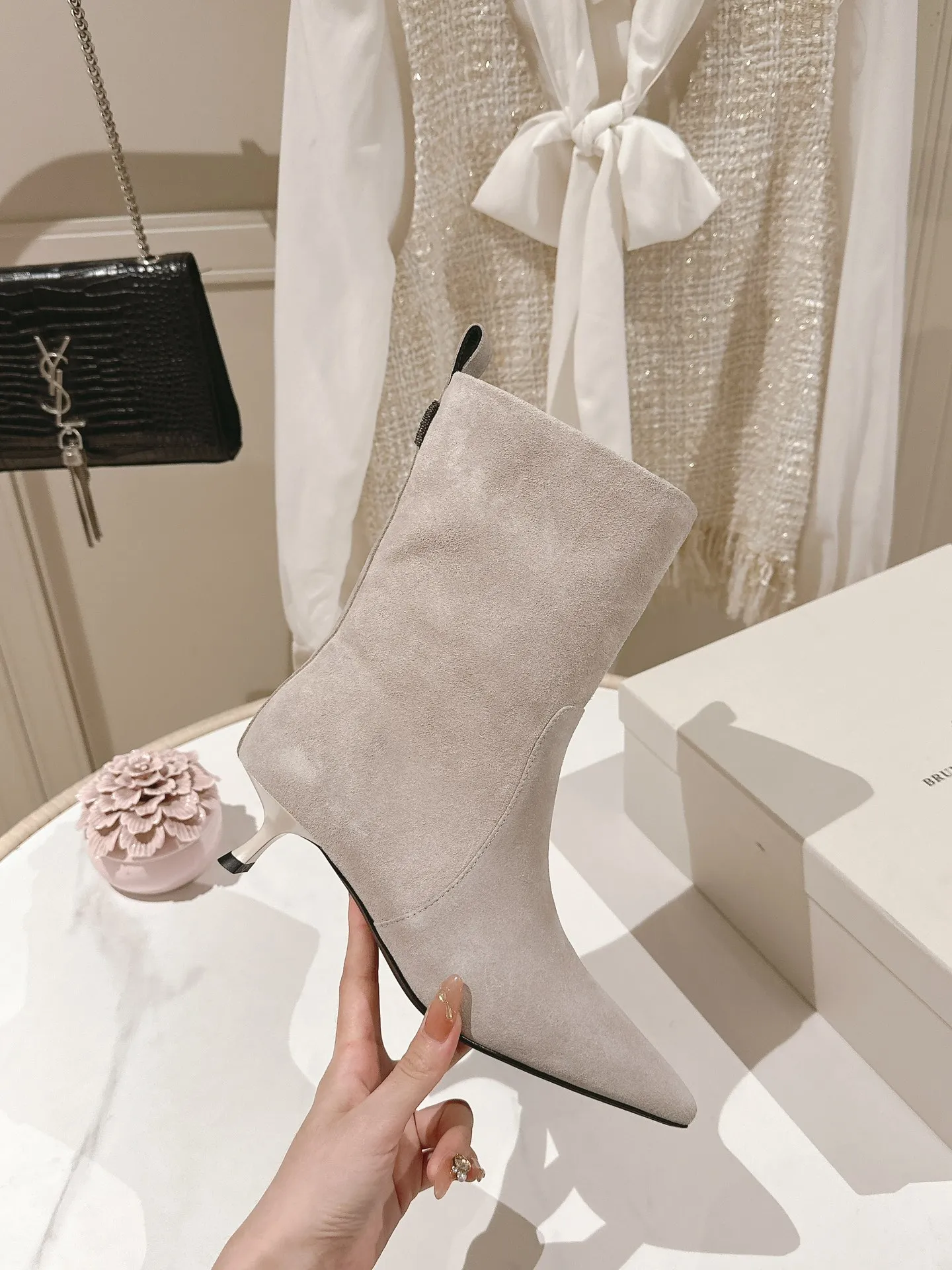 BRUNELLO CUCINELLI Женские сапоги