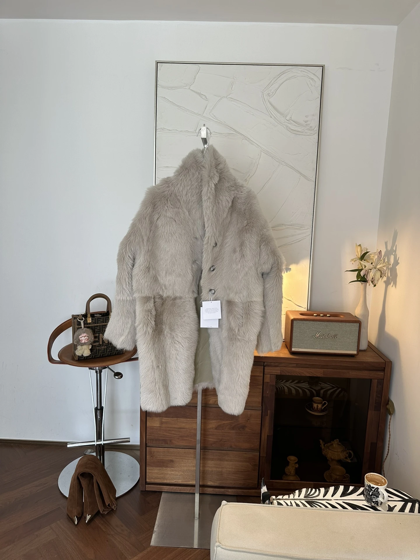 THE ROW Женская шуба из овчины THE ROW Женская шуба из овчины