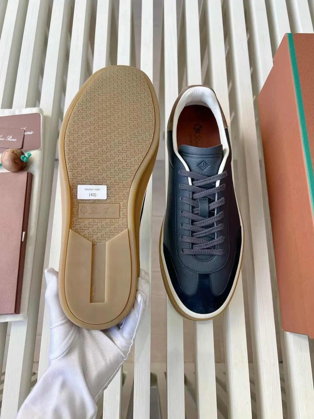 LORO PIANA Мужские кеды Tennis Walk