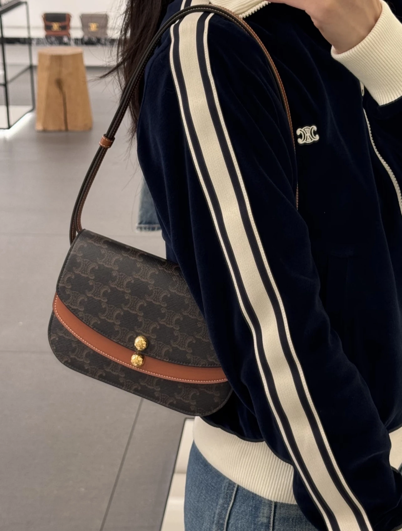 CELINE Женская сумка Duo Wallet on Strap