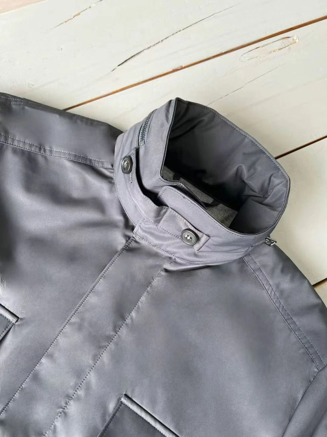 LORO PIANA Мужская куртка с воротником стойкой