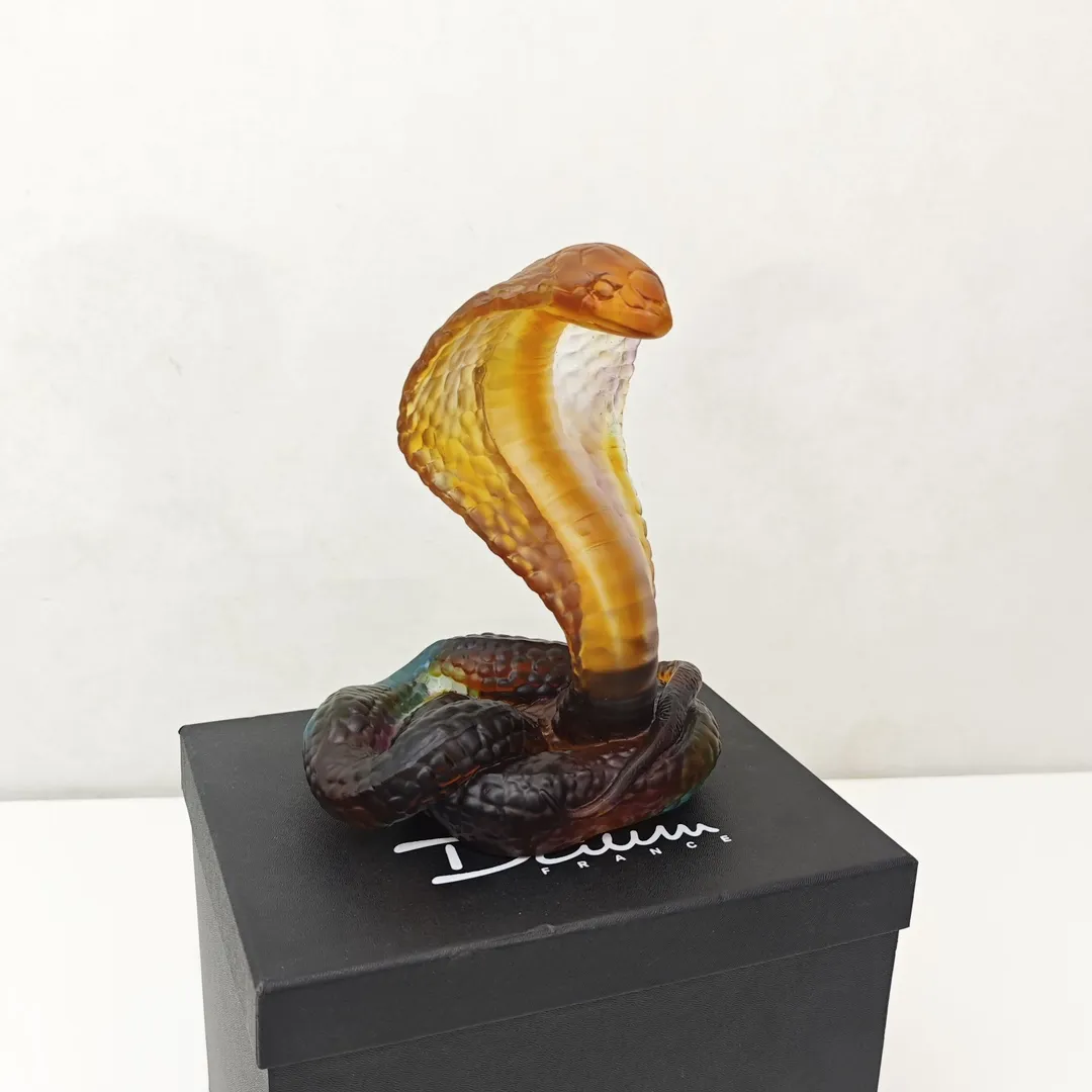 DAUM Хрустальный орнамент кобра