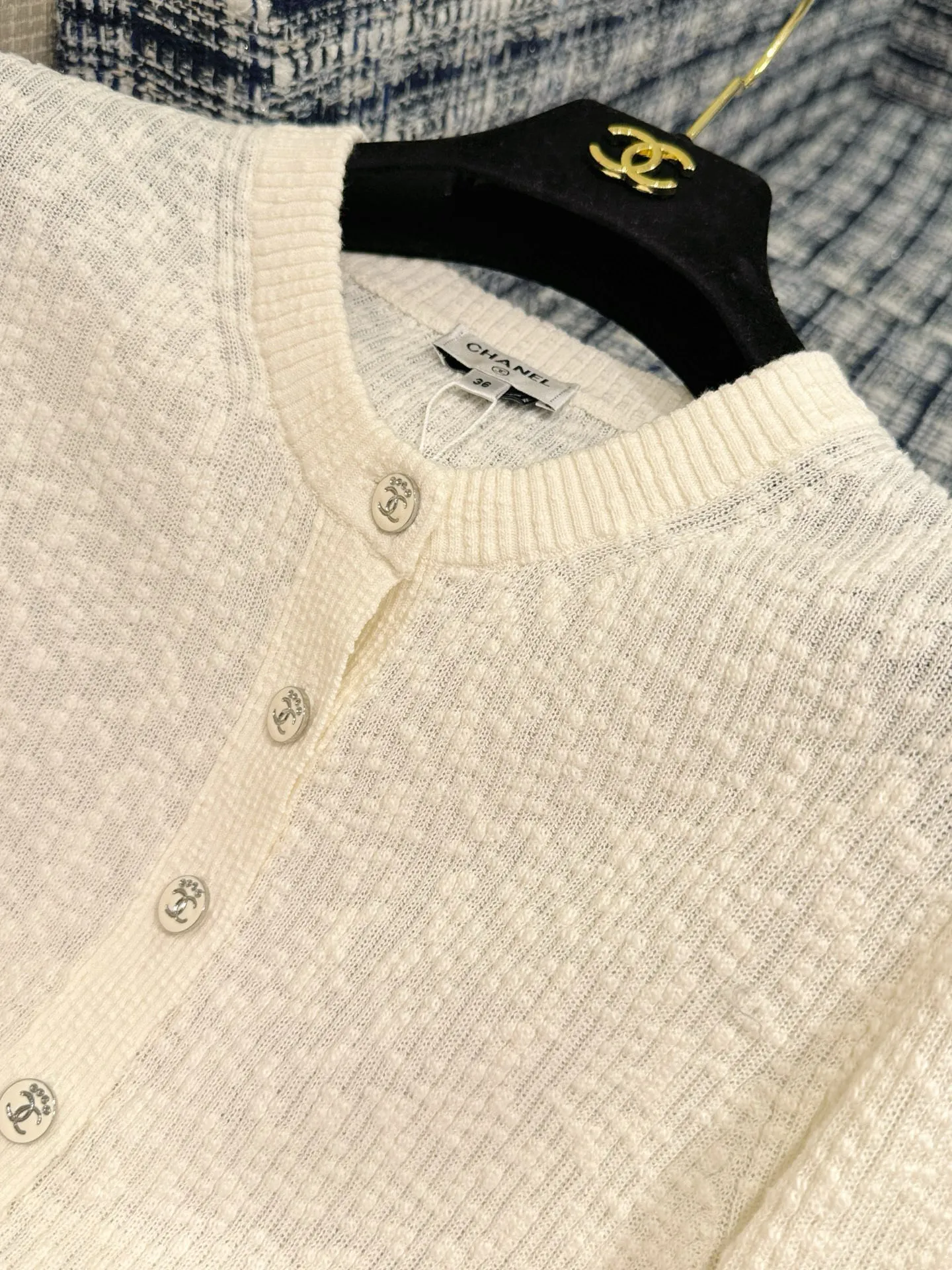 CHANEL Женский кардиган хлопок CHANEL Женский кардиган хлопок