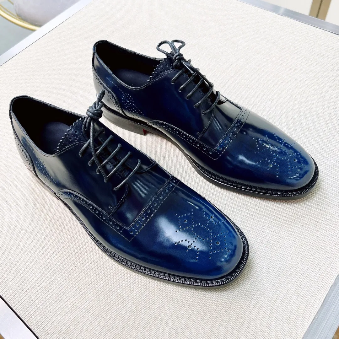 HERMES Мужские туфли из воловьей кожи