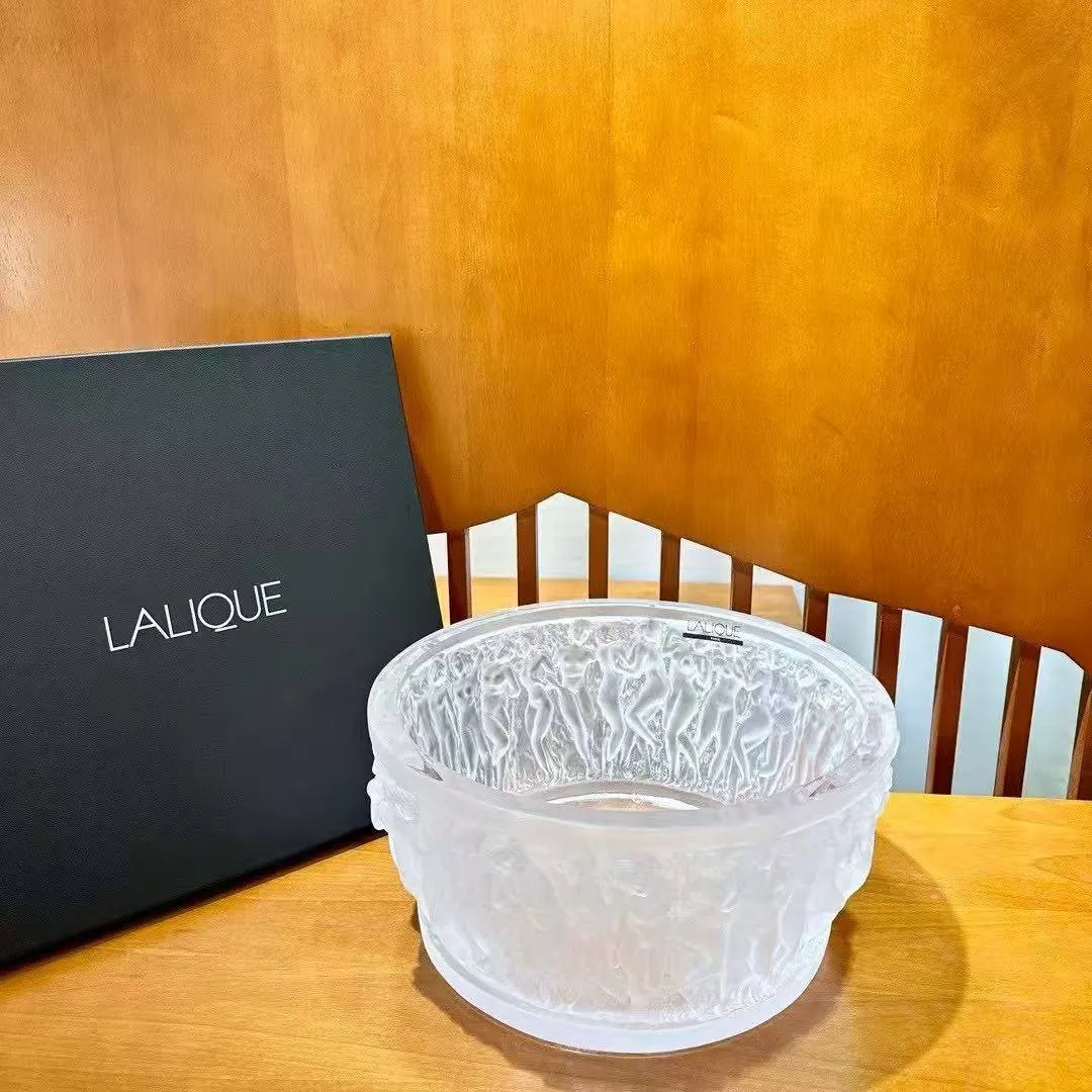 LALIQUE Хрустальная фруктовая тарелка Harvest Ten Women LALIQUE Хрустальная фруктовая тарелка Harvest Ten Women