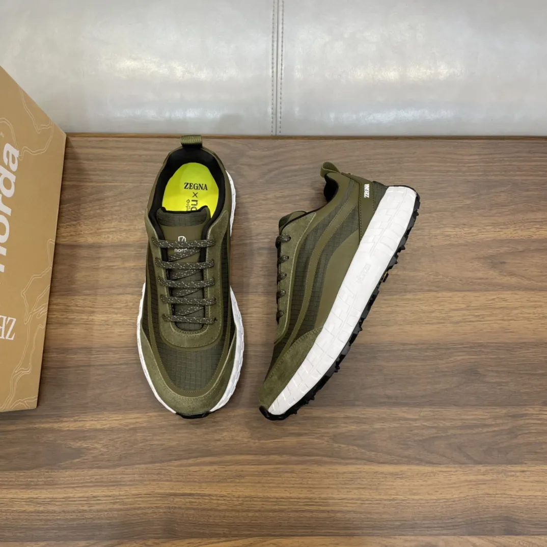 ERMENEGILDO ZEGNA Мужские кроссовки для весеннего и летнего сезона 