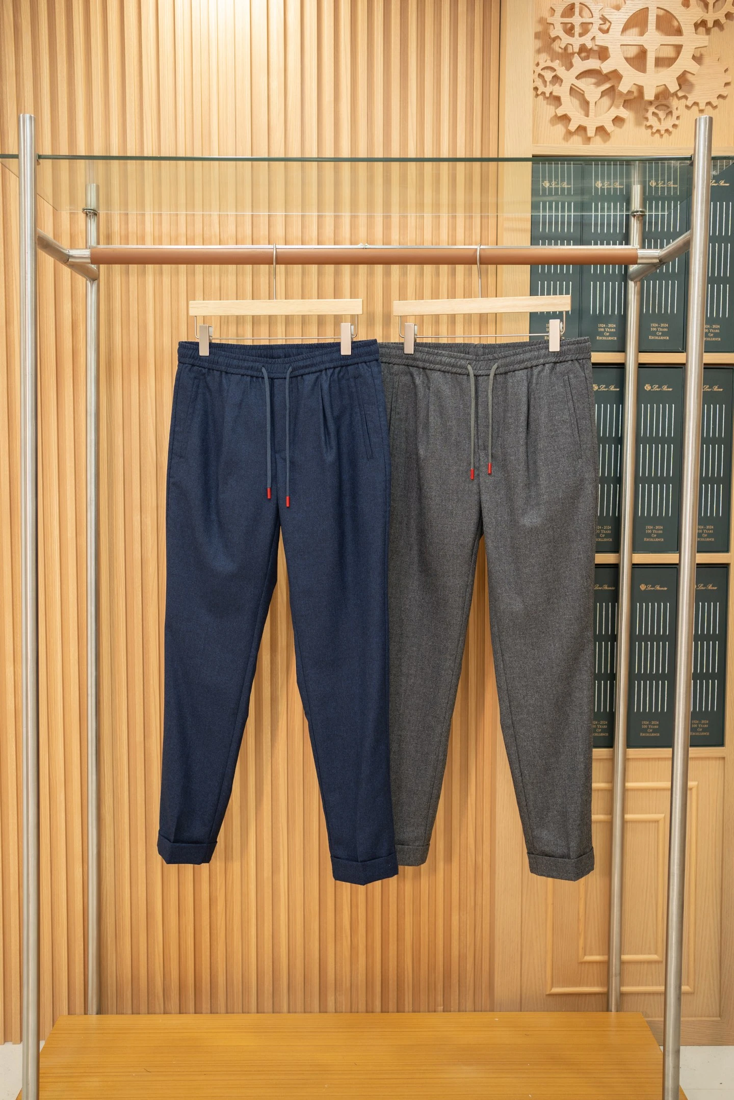 KITON Мужские брюки из хлопка KITON Мужские брюки из хлопка