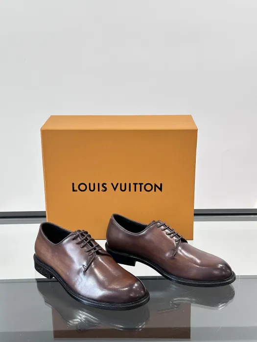 LOUIS VUITTON Мужские туфли из коровьей кожи