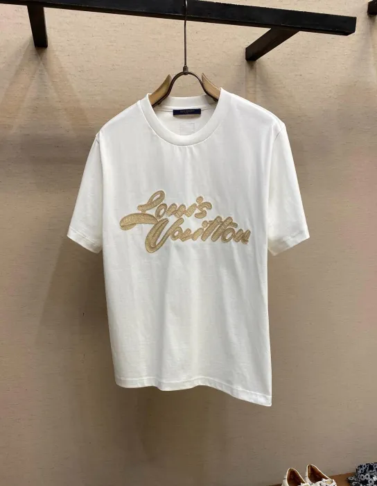 LOUIS VUITTON Мужская футболка хлопок