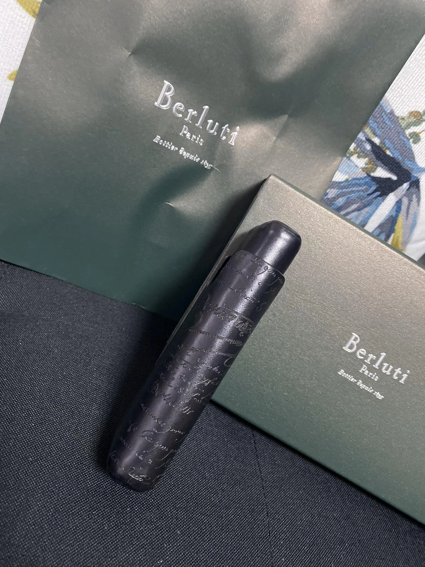 BERLUTI Кожаный футляр для сигар