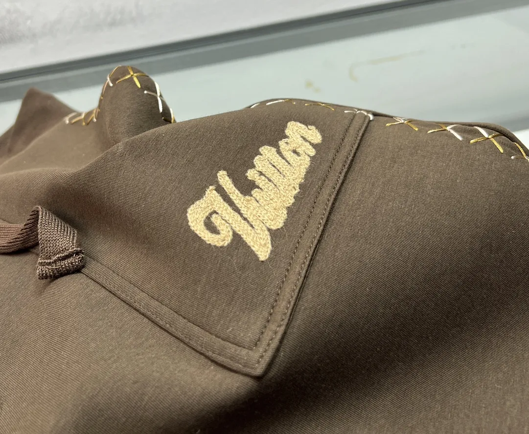 LOUIS VUITTON Мужские брюки с шерстяной отделкой LOUIS VUITTON Мужские брюки с шерстяной отделкой