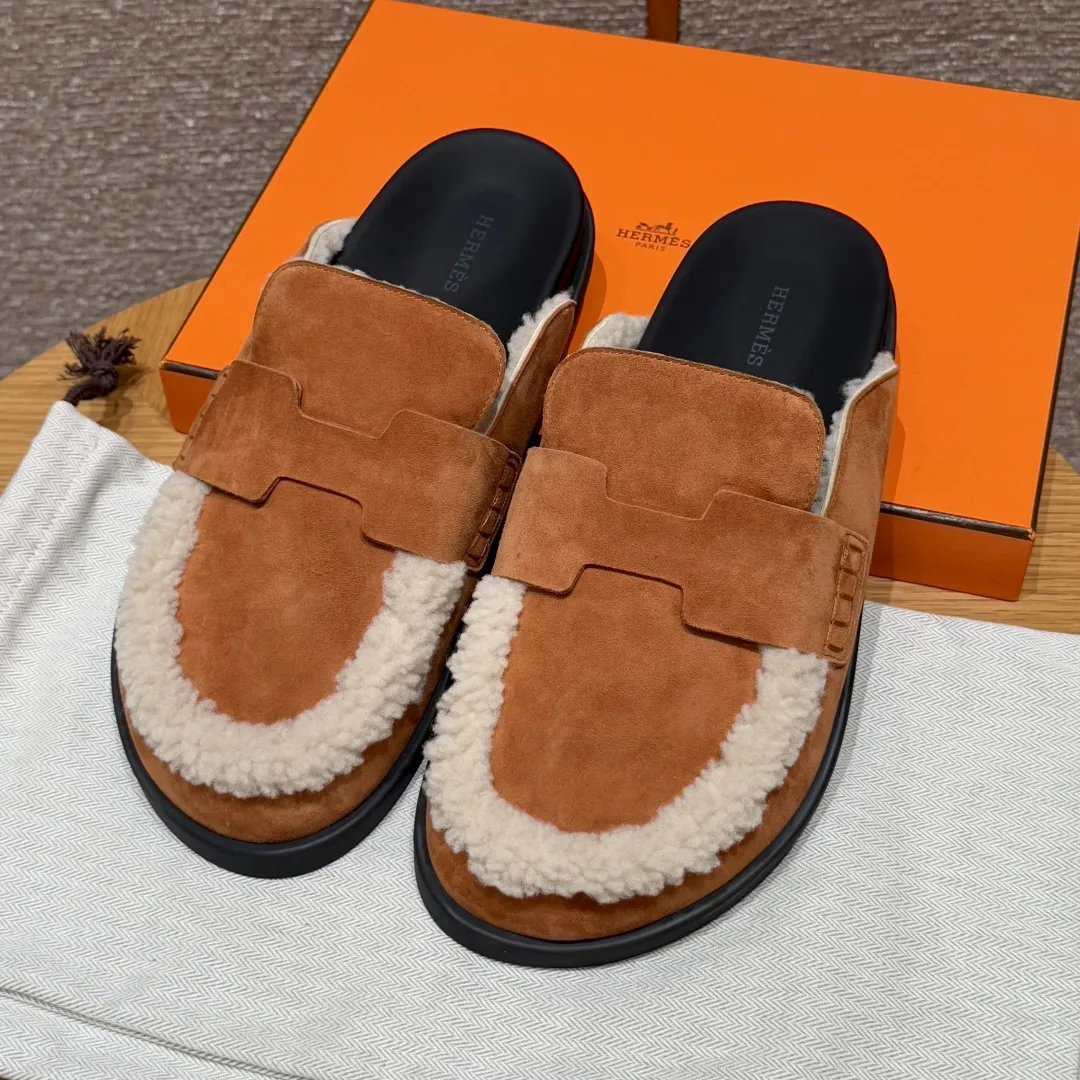 HERMES Мужские мюли Go