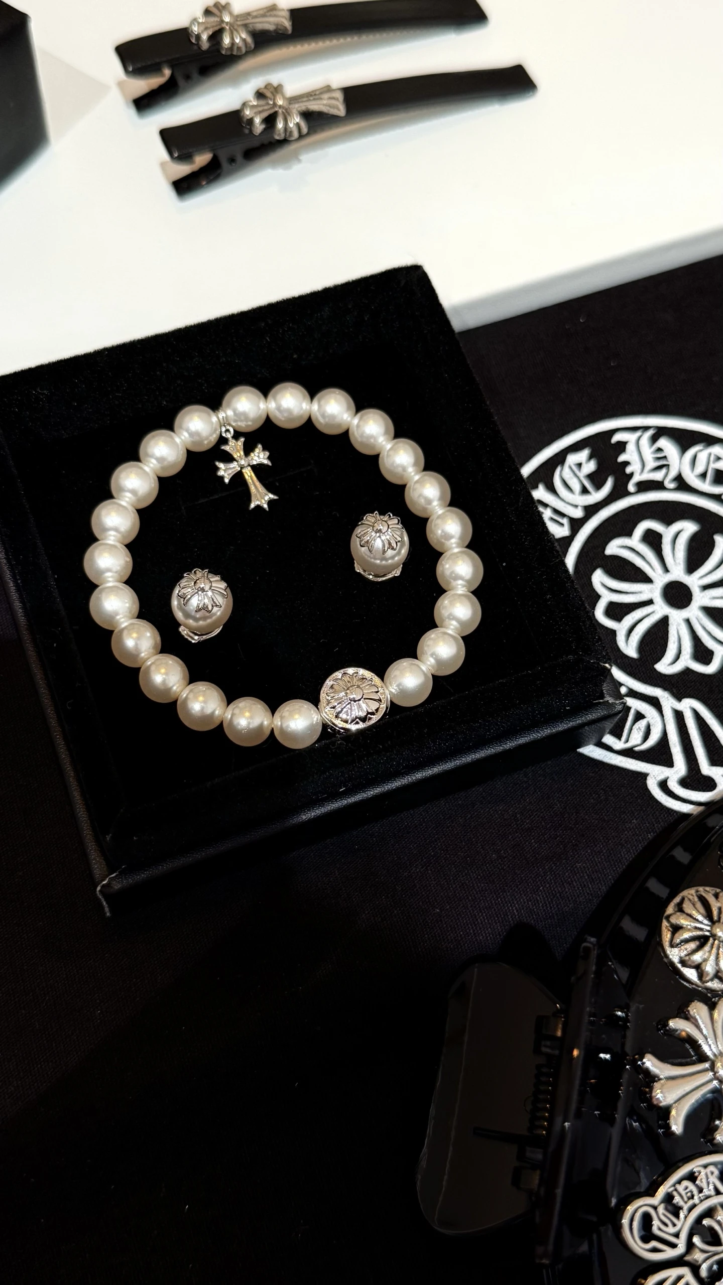 CHROME HEARTS Женский браслет Mikimoto CHROME HEARTS Женский браслет Mikimoto
