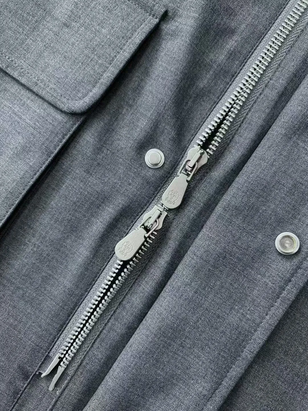 BRUNELLO CUCINELLI Мужская куртка в виде рубашки